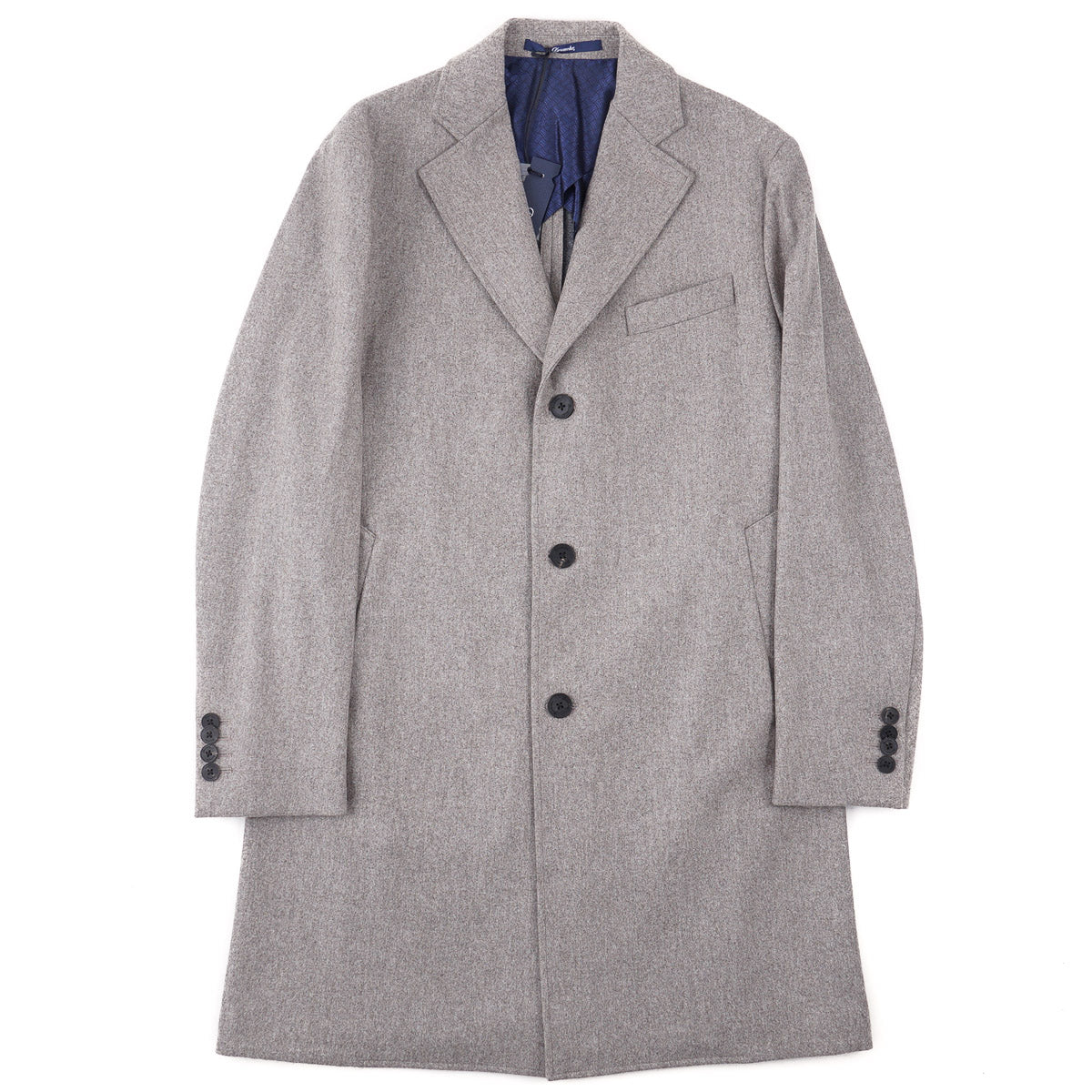 Drumohr Soft Brushed Wool Overcoat