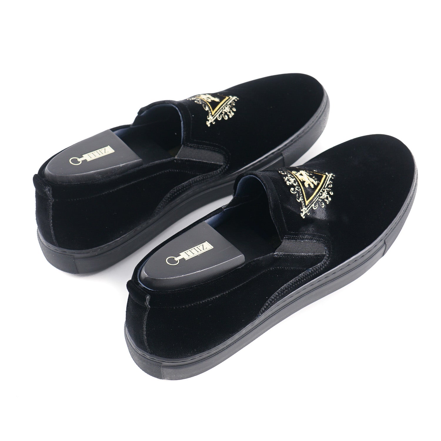 Zilli Velvet Slip-On Sneakers - Image 6