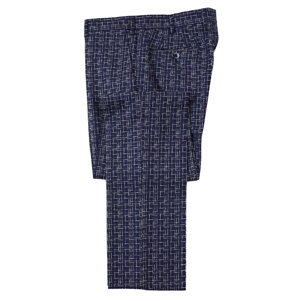 Roda Woven Check Wool and Silk Suit - Image 2