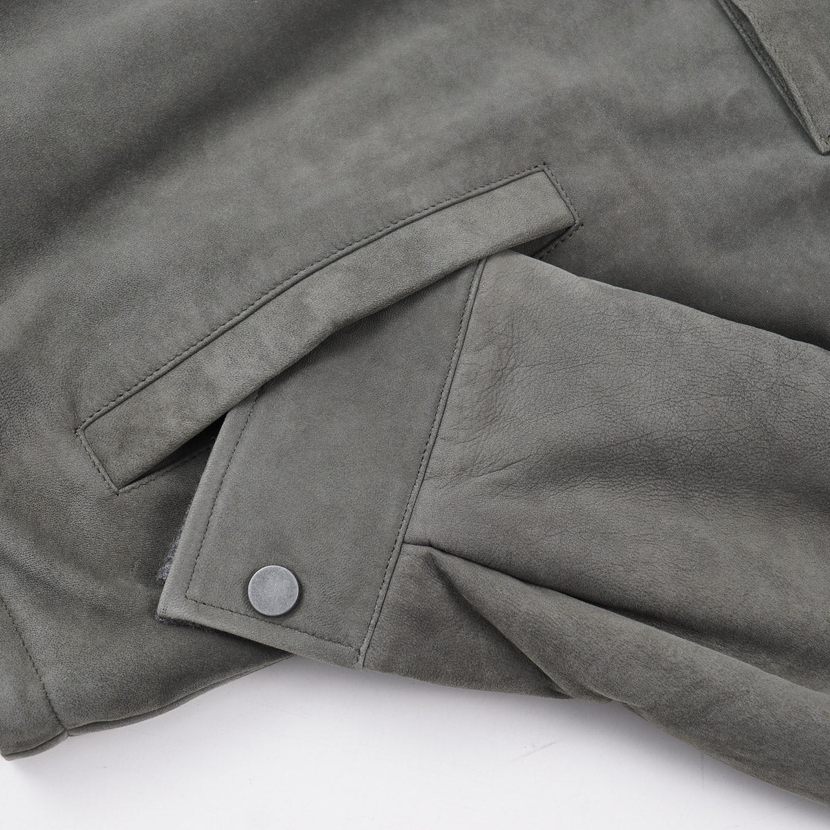 Manto Flannel-Lined Leather Jacket - Image 5