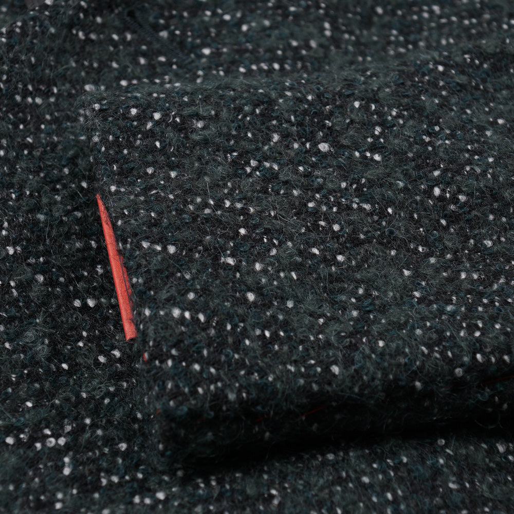 Isaia Wool and Mohair Boucle Overcoat - Image 8