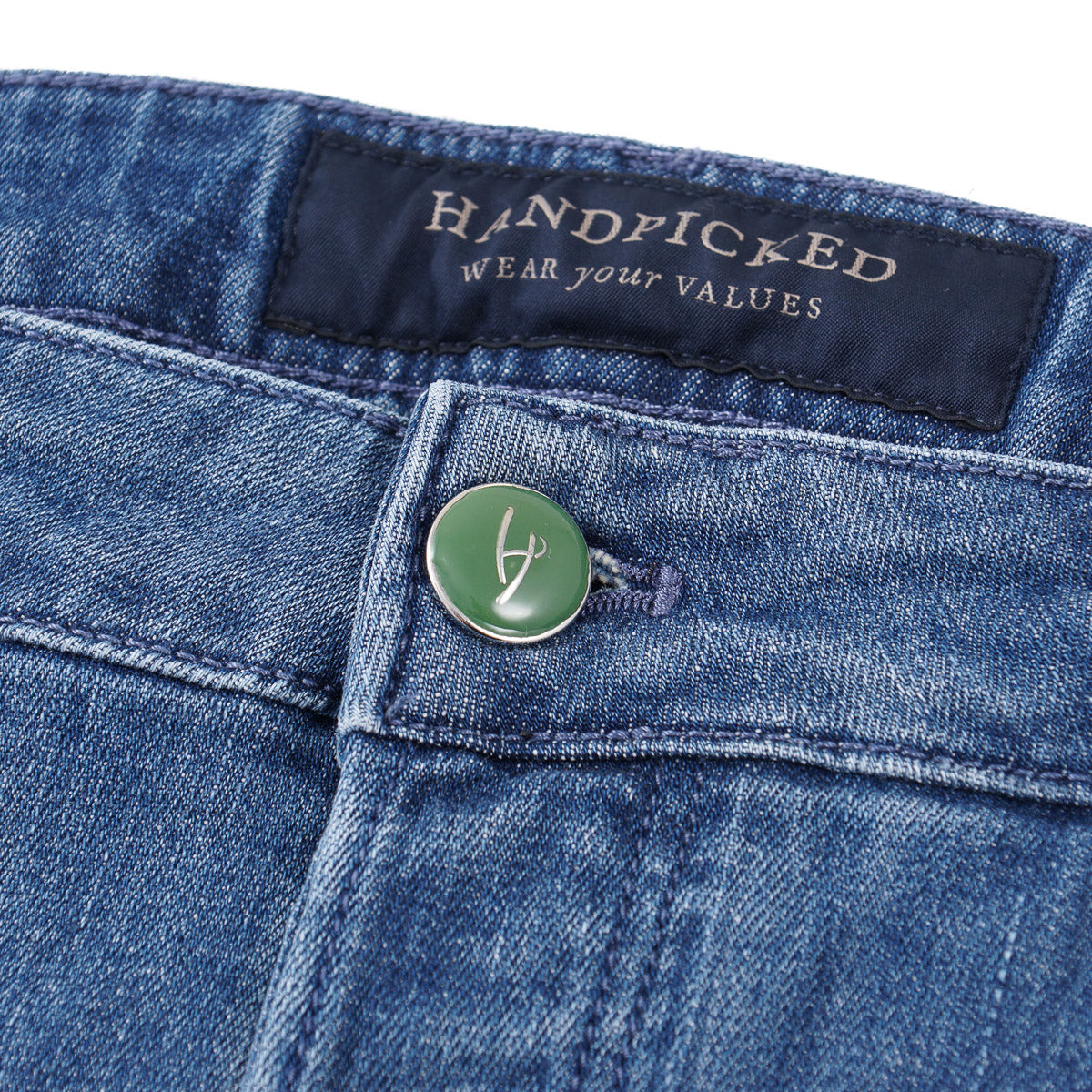 Handpicked 'Orvieto' Slim-Fit Distressed Jeans - Image 8