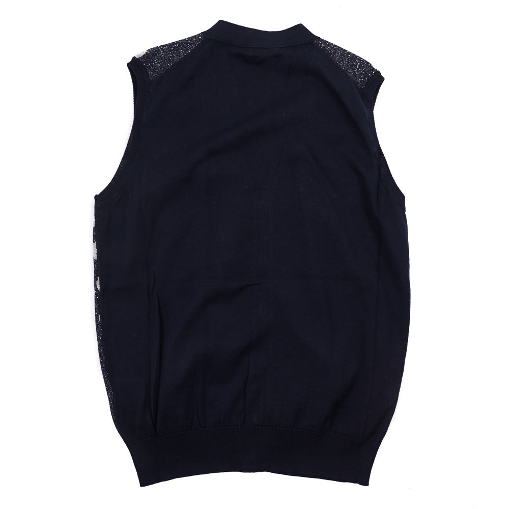 Roda Patterned Cardigan Sweater Vest - Image 3