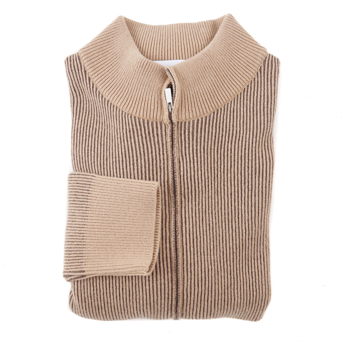 Lardini Full-Zip Wool-Cashmere Sweater - Image 3