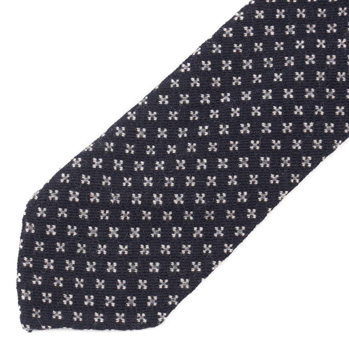 Finamore Unlined Pure Cashmere Tie - Image 2
