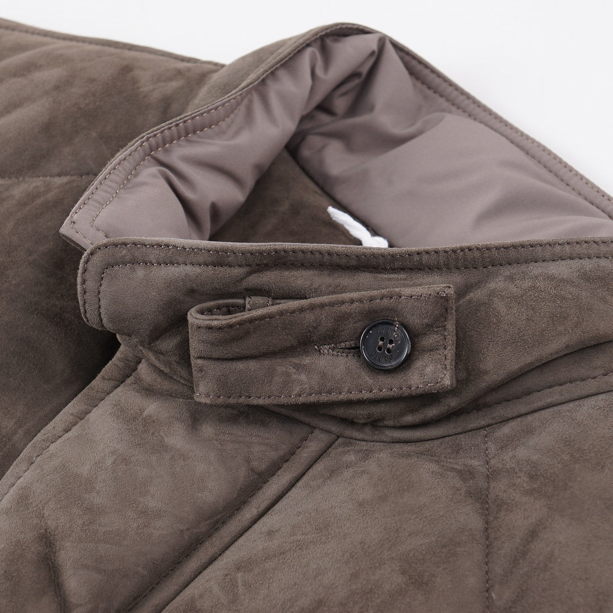 Manto Down-Filled Quilted Suede Jacket - Image 4