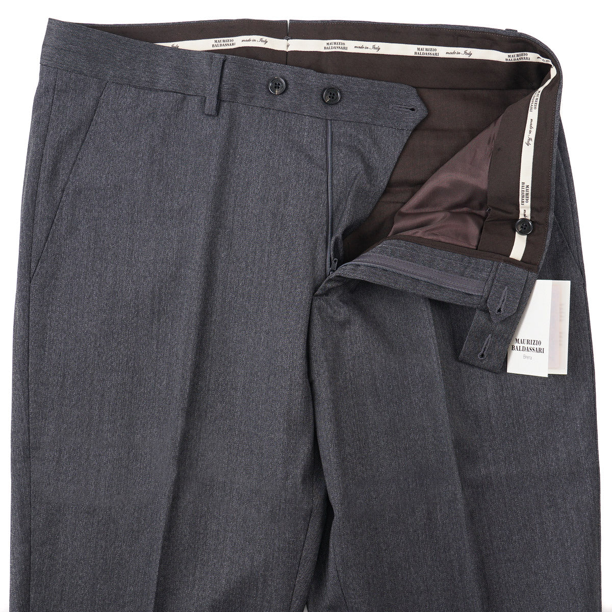 Maurizio Baldassari Twill Wool Pants - Image 2