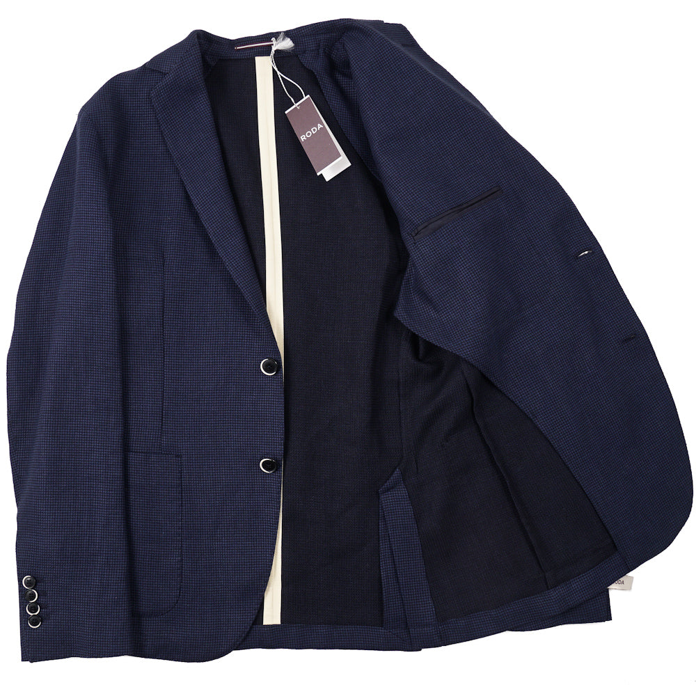 Roda Houndstooth Cotton-Linen Sport Coat - Image 9
