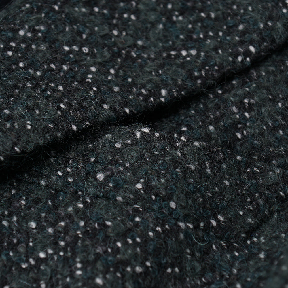 Isaia Wool and Mohair Boucle Overcoat - Image 5