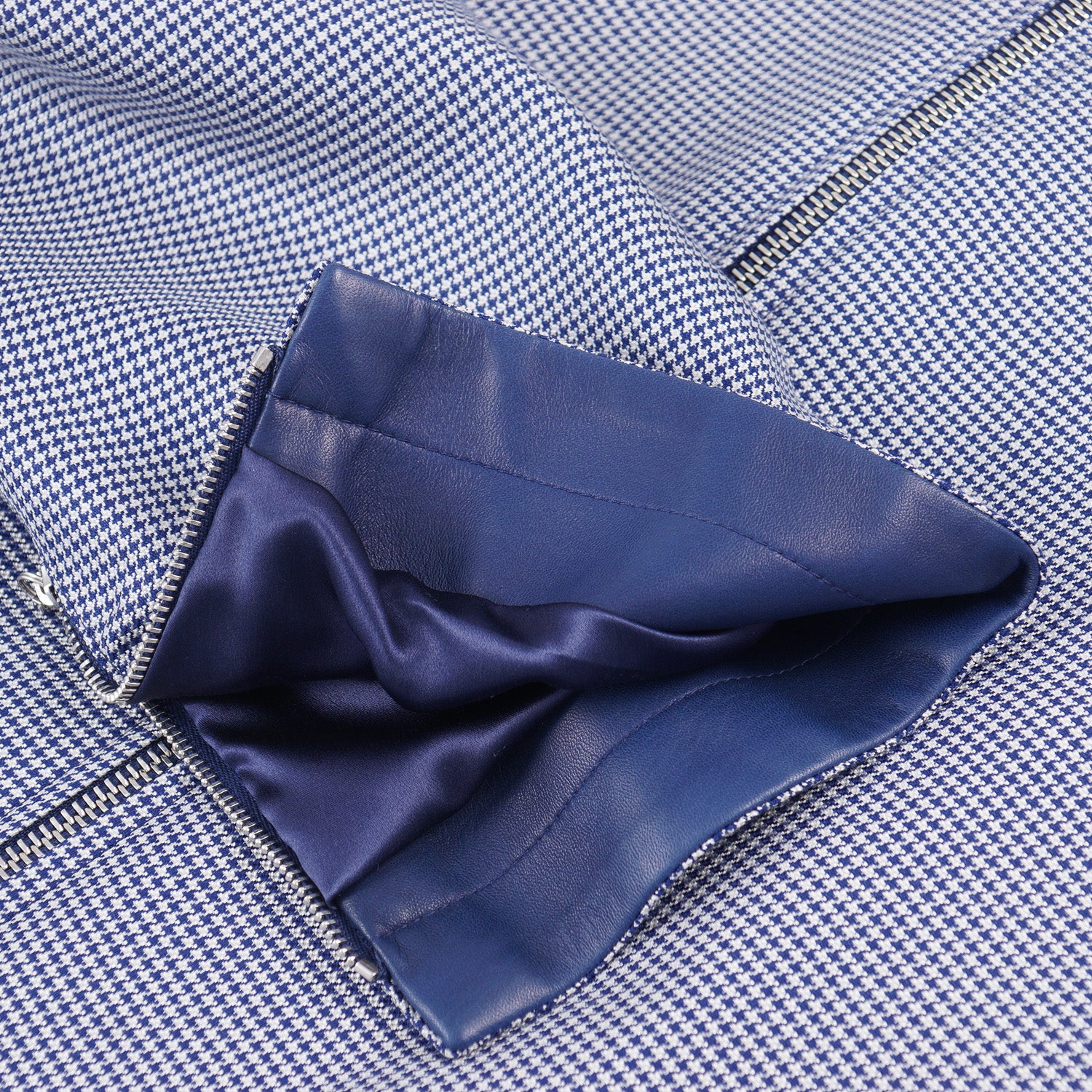 Zilli Lightweight Silk and Wool Bomber Jacket - Image 5