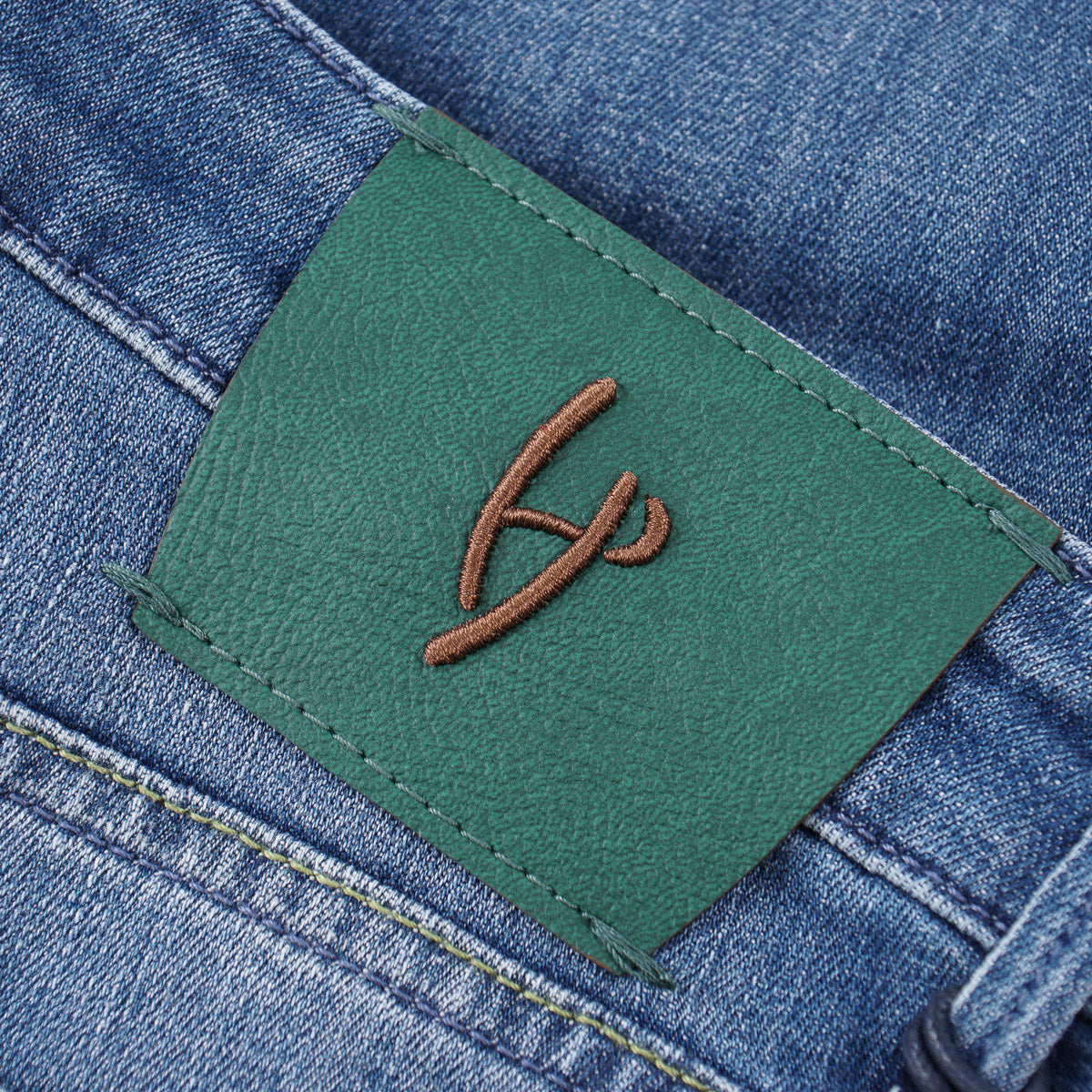 Handpicked 'Orvieto' Slim-Fit Distressed Jeans - Image 4
