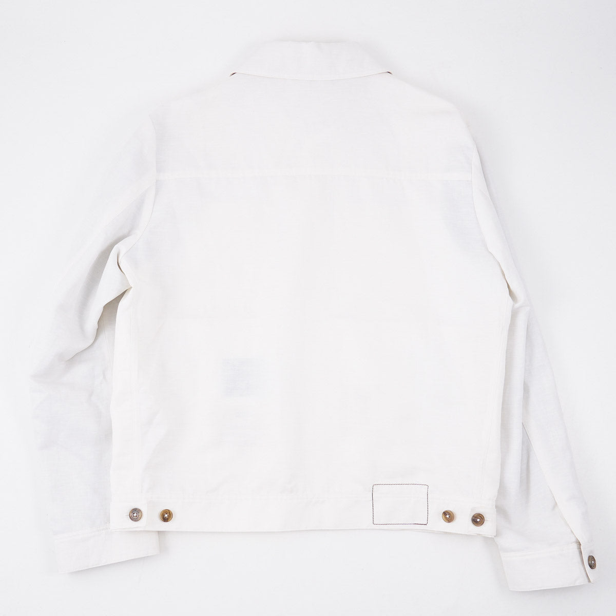 Maurizio Baldassari Wool-Linen Trucker Jacket - Image 6