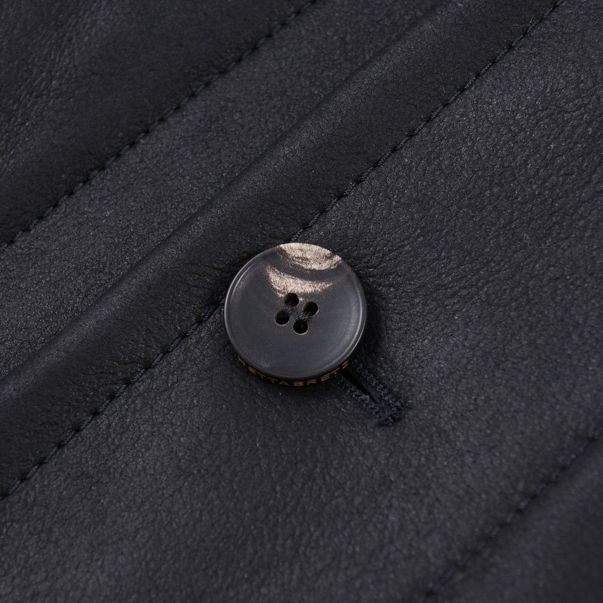 Hettabretz Satin Shearling Leather Overcoat - Image 4