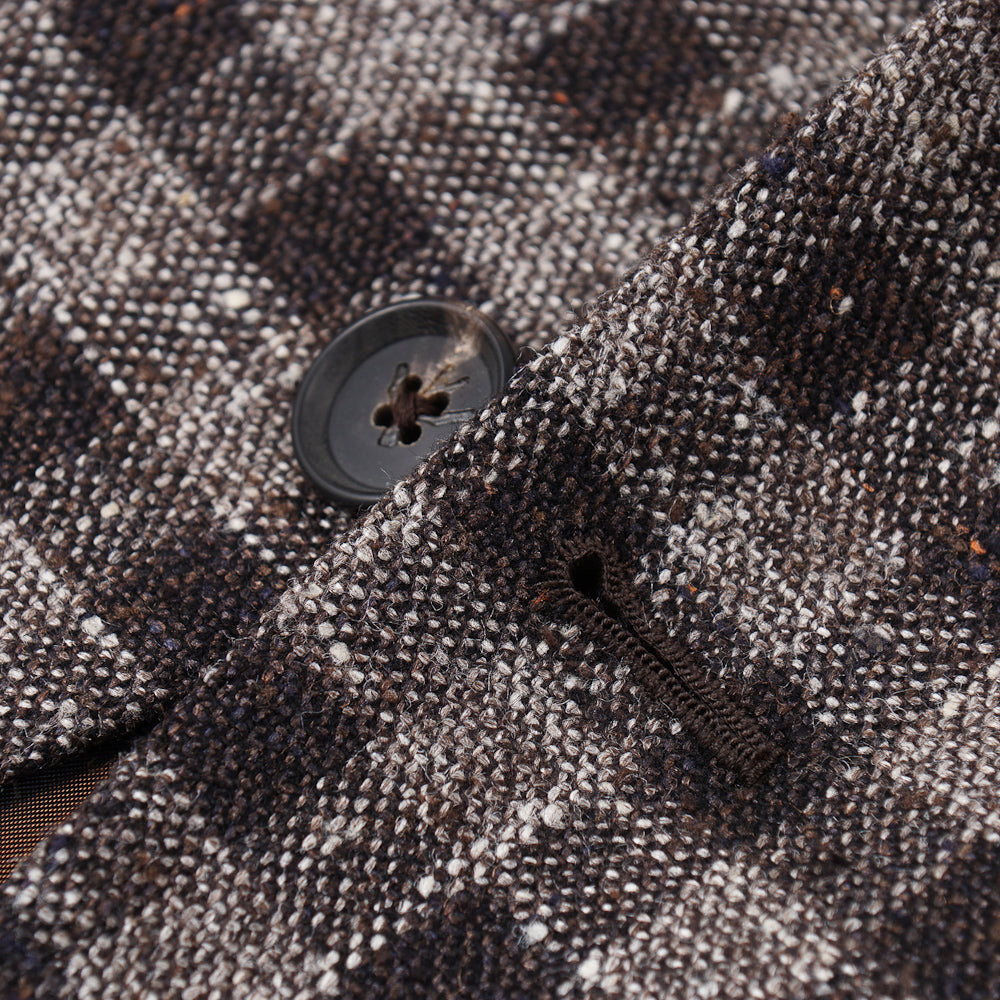 Isaia Textured Check Sport Coat - Image 6