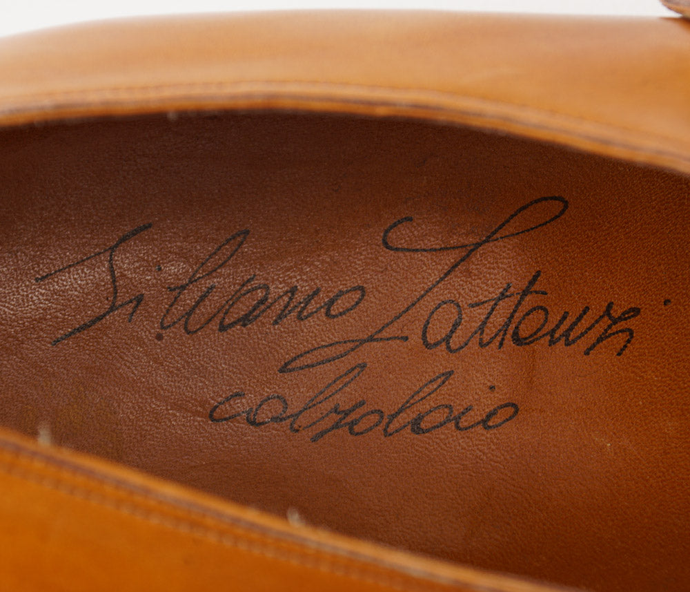 Silvano Lattanzi Monk Strap in Golden Tan - Image 4
