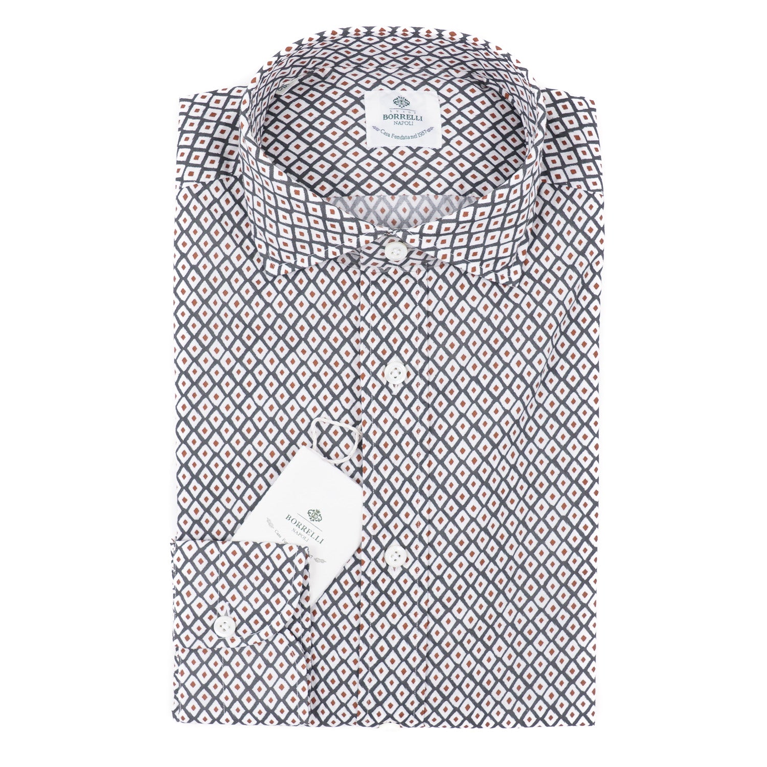 Luigi Borrelli Slim-Fit Lightweight Cotton Shirt