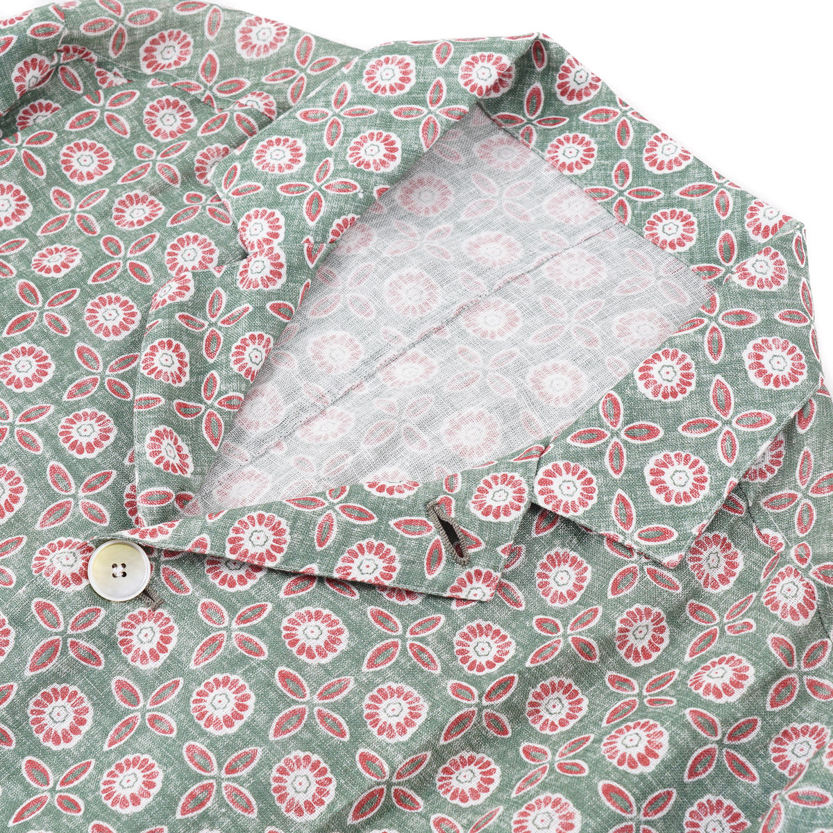 Finamore Deconstructed Casual Linen Blazer - Image 4