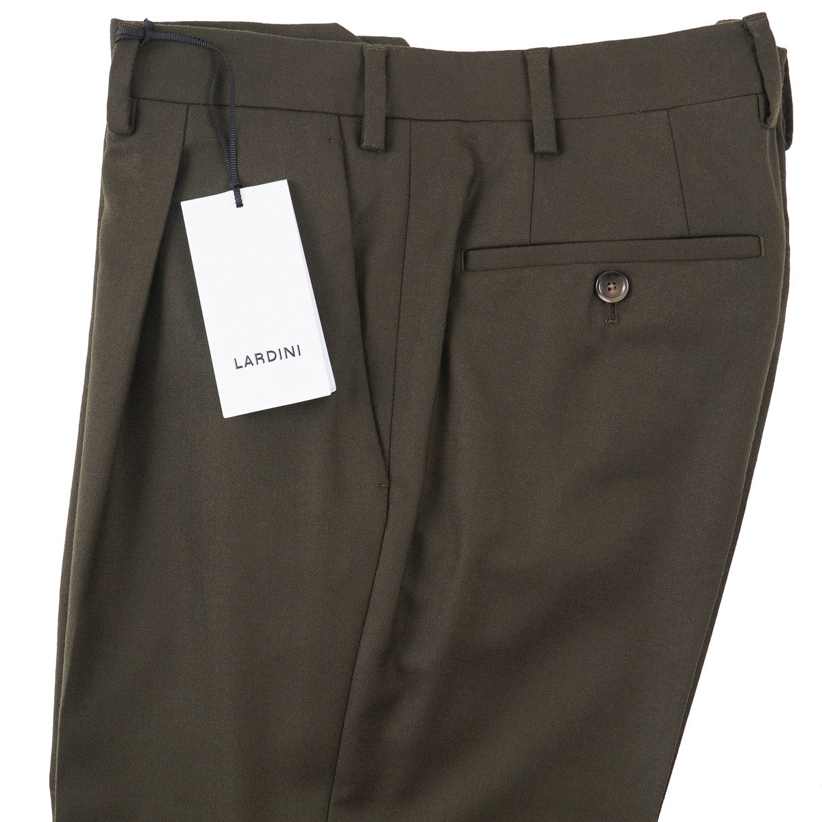 Lardini Brushed Wool Dress Pants - Image 3
