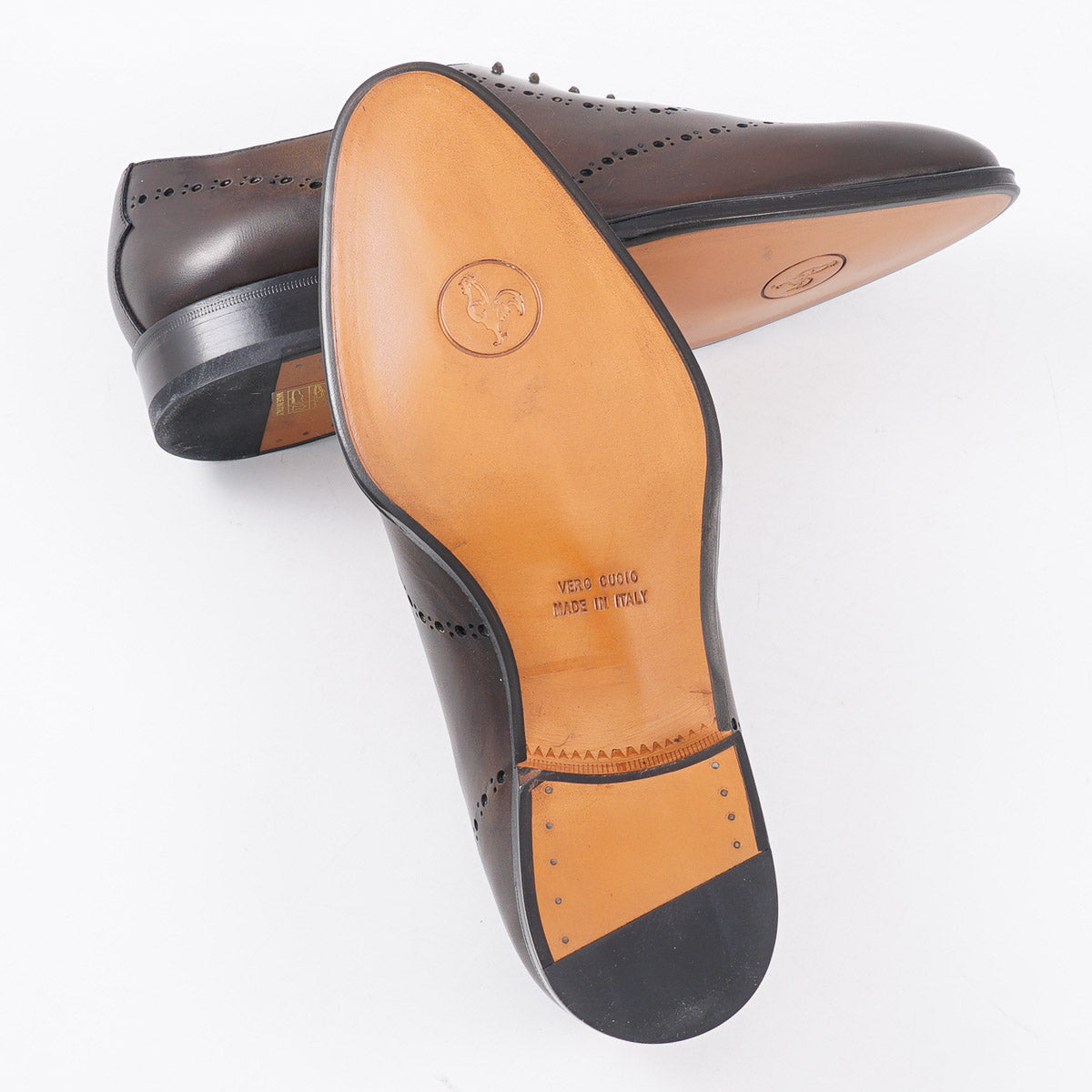 di Bianco Antiqued Leather Wholecut - Image 8