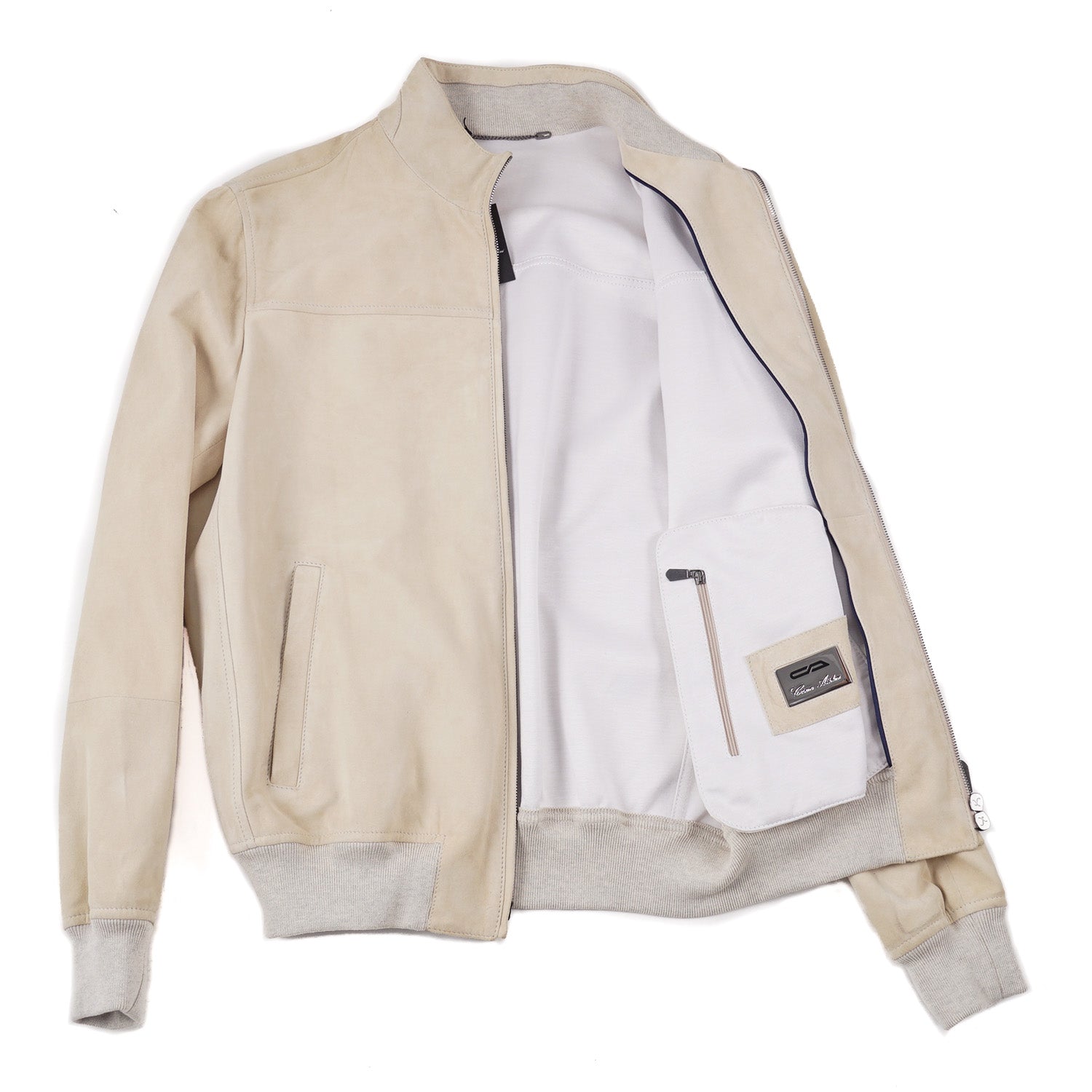 Cesare Attolini Nappa Suede Bomber Jacket - Image 6