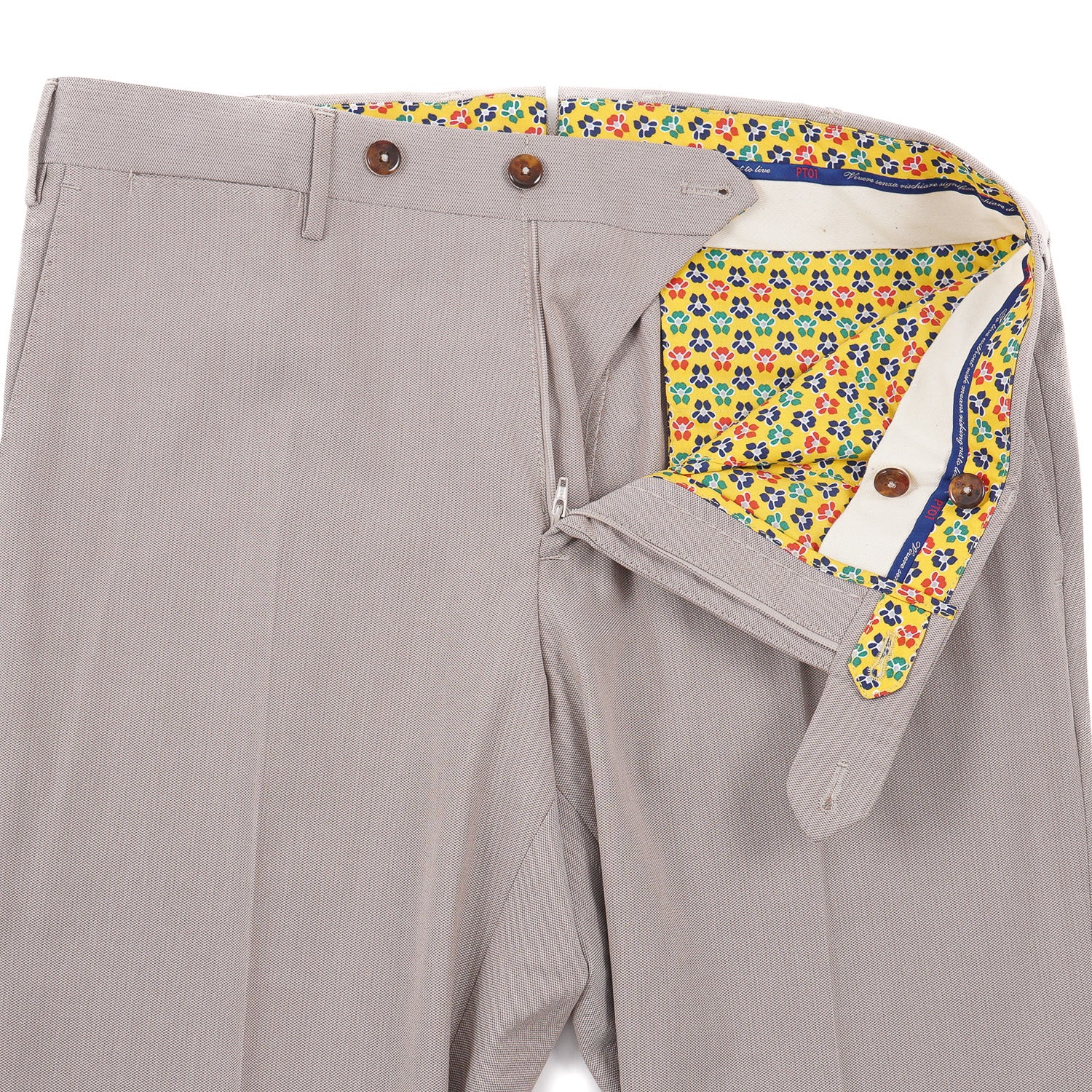 PT01 Micro Patterned Traveler Cotton Pants - Image 3