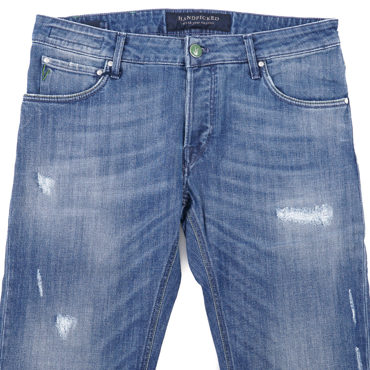 Handpicked 'Orvieto' Slim-Fit Distressed Jeans - Image 7