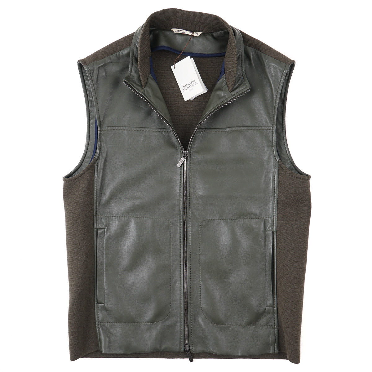 Maurizio Baldassari Nappa Leather Vest