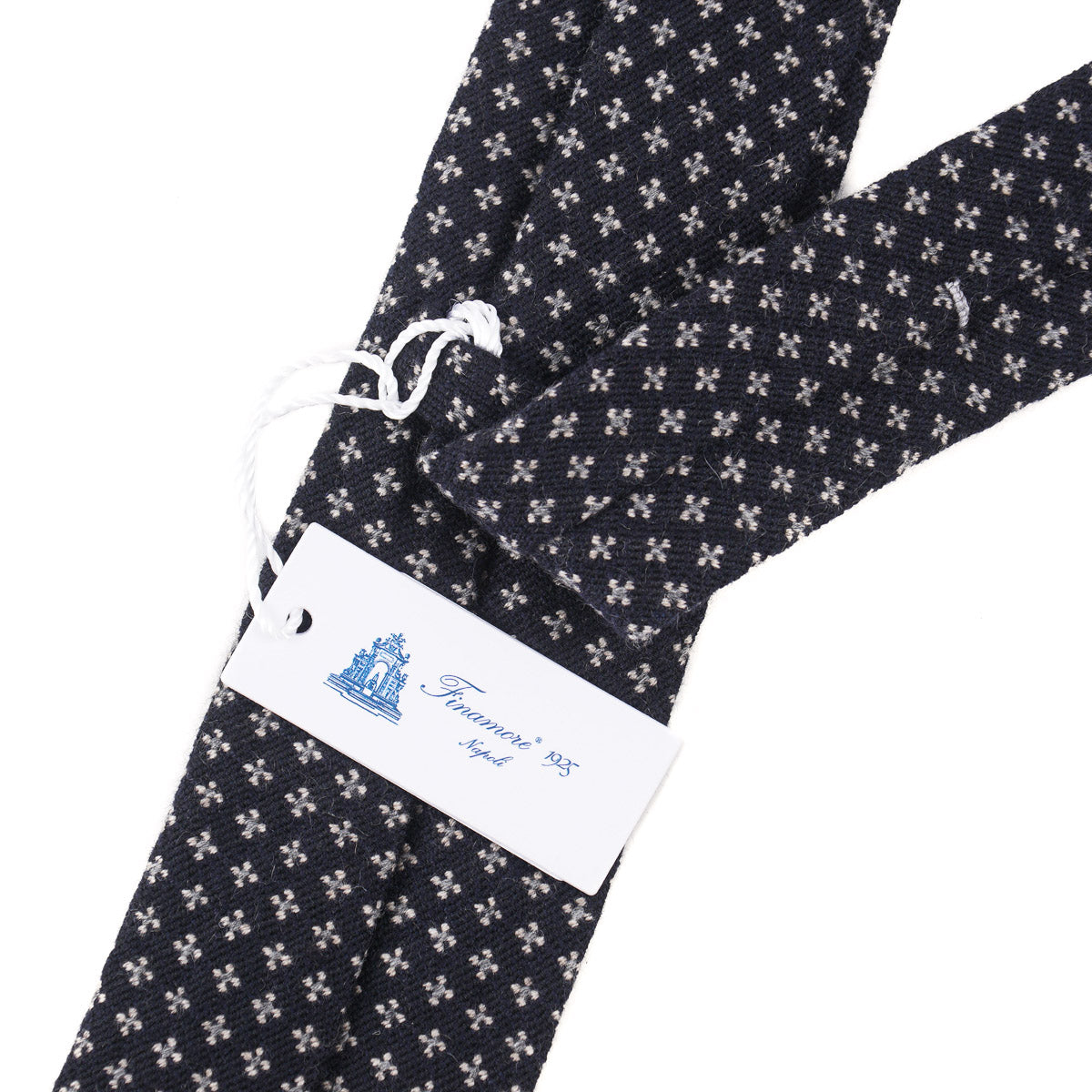 Finamore Unlined Pure Cashmere Tie - Image 3