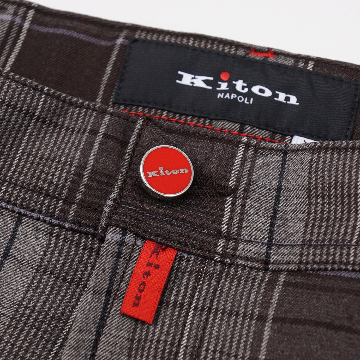 Kiton Slim Fit Five-Pocket Wool Pants - Image 5