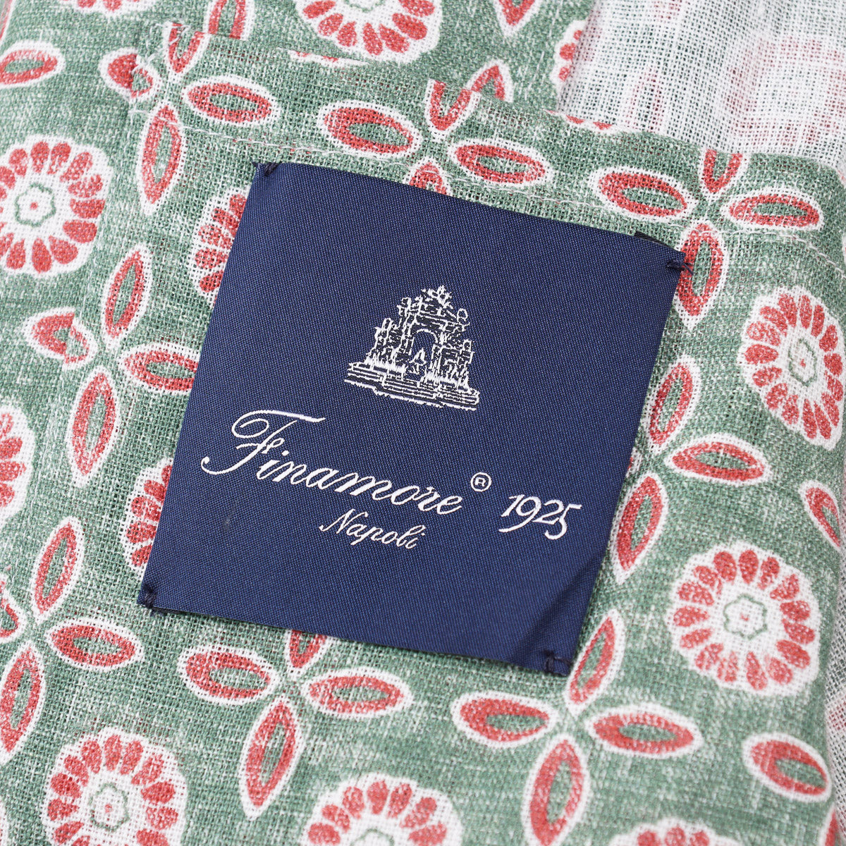 Finamore Deconstructed Casual Linen Blazer - Image 6