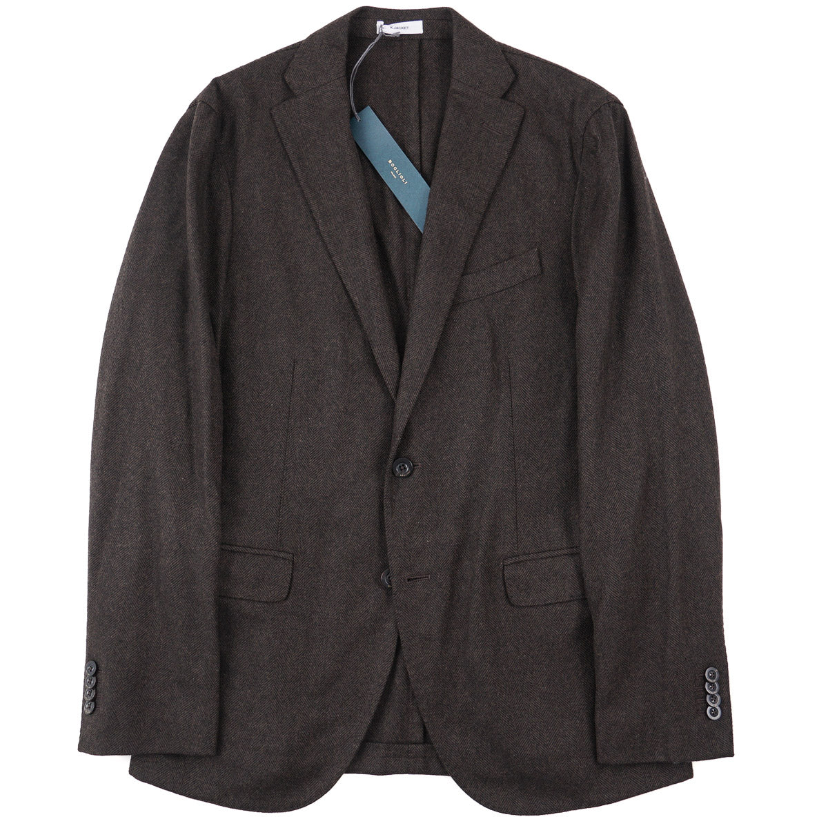 Boglioli Herringbone Wool 'K Jacket' - Image 8