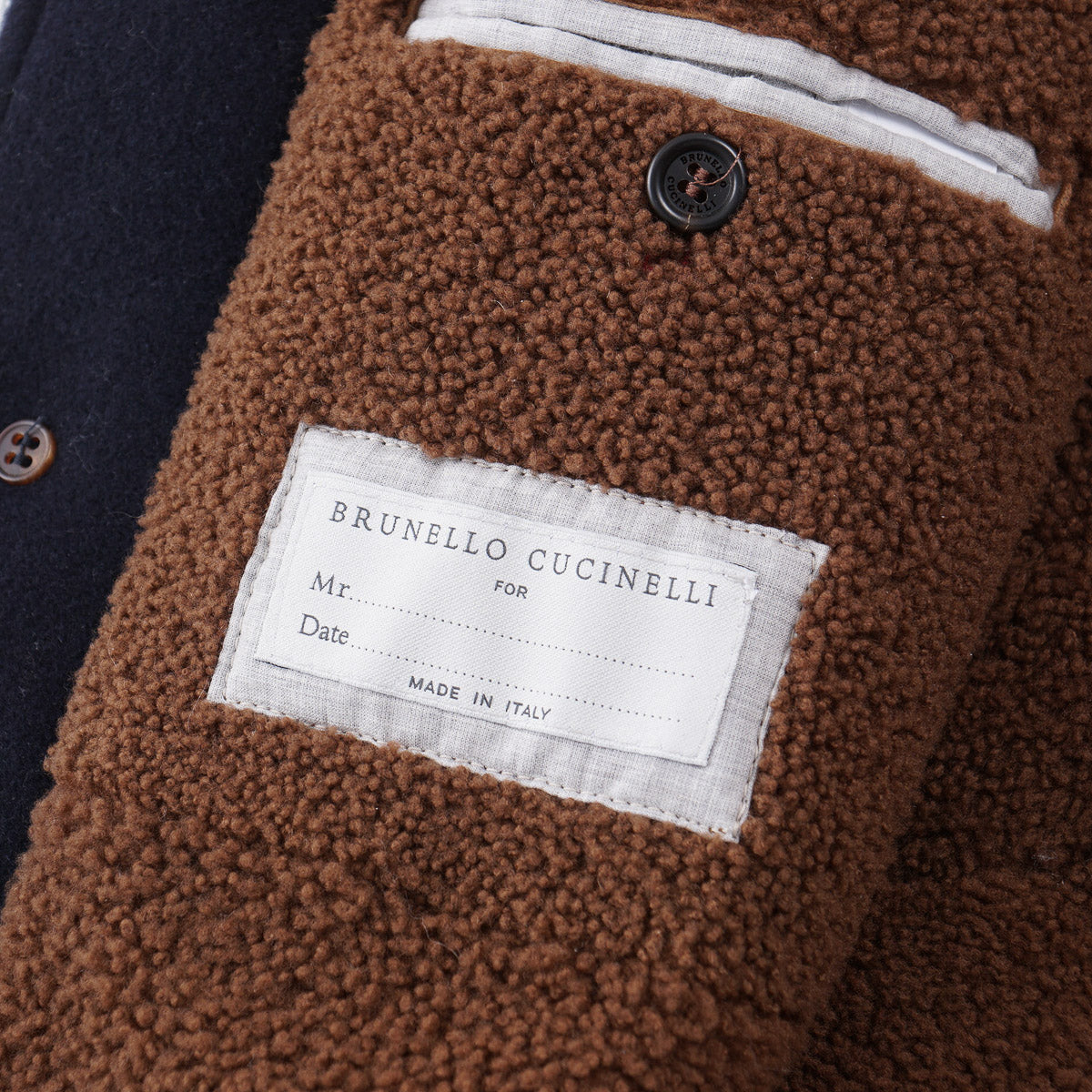 Brunello Cucinelli Cashmere Coat with Shearling Lining - Image 12