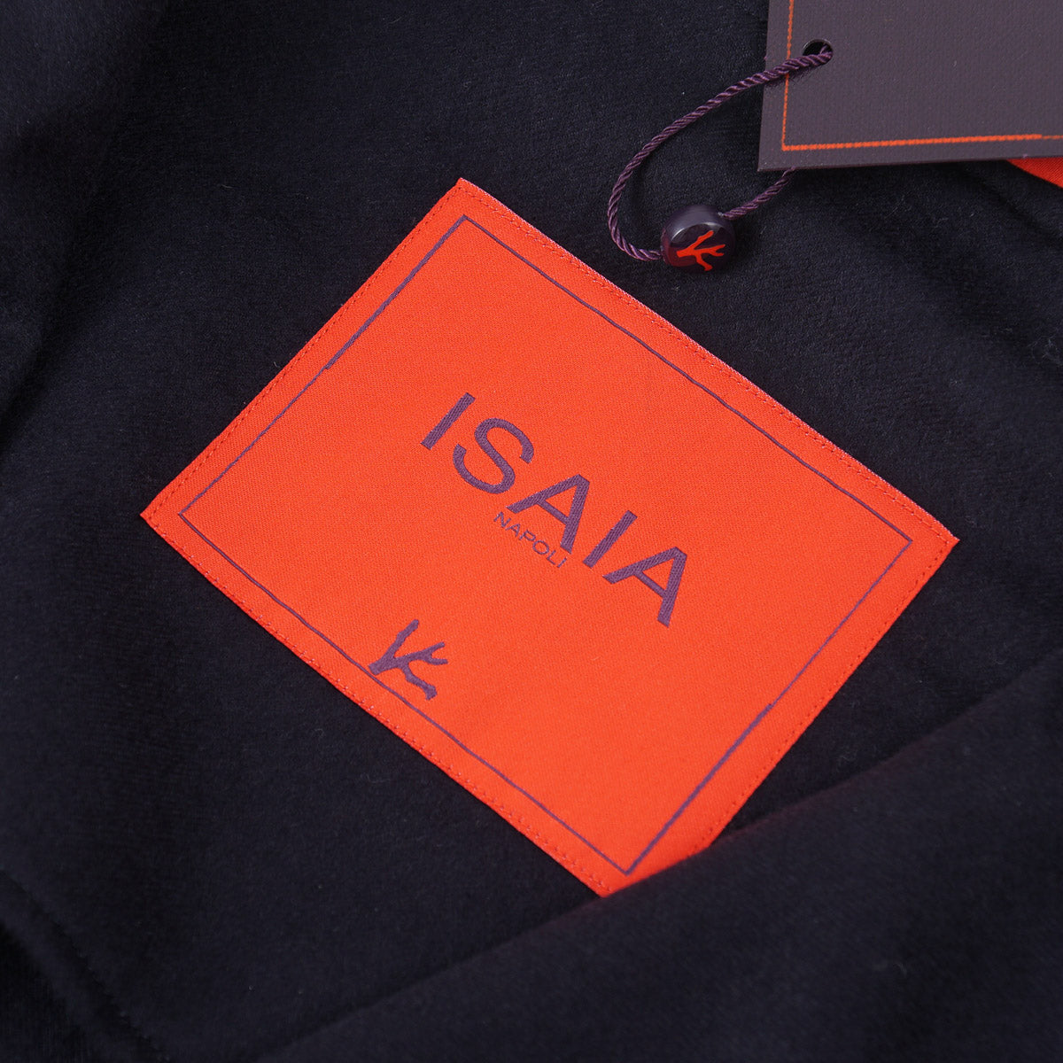 Isaia Flannel Cashmere Smoking Jacket Robe - Image 5