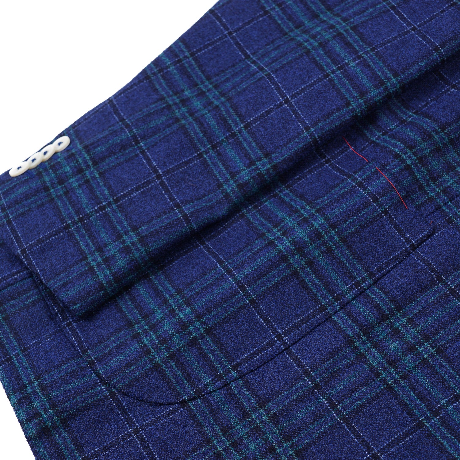 Isaia Layered Check Wool and Silk Sport Coat - Image 7