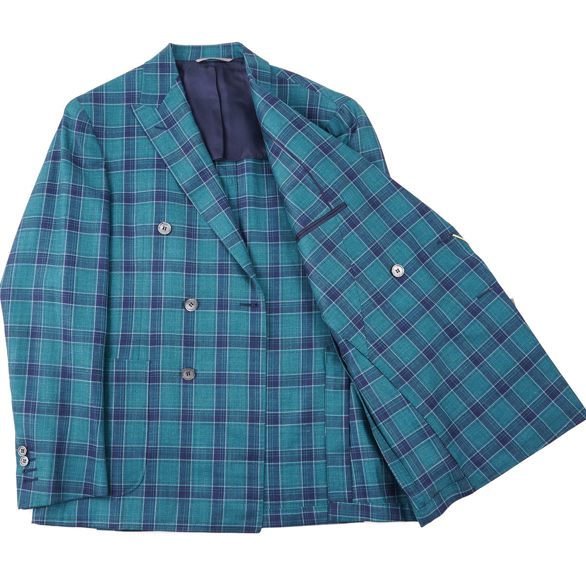 Canali Wool-Silk-Linen 'Kei' Sport Coat - Image 3