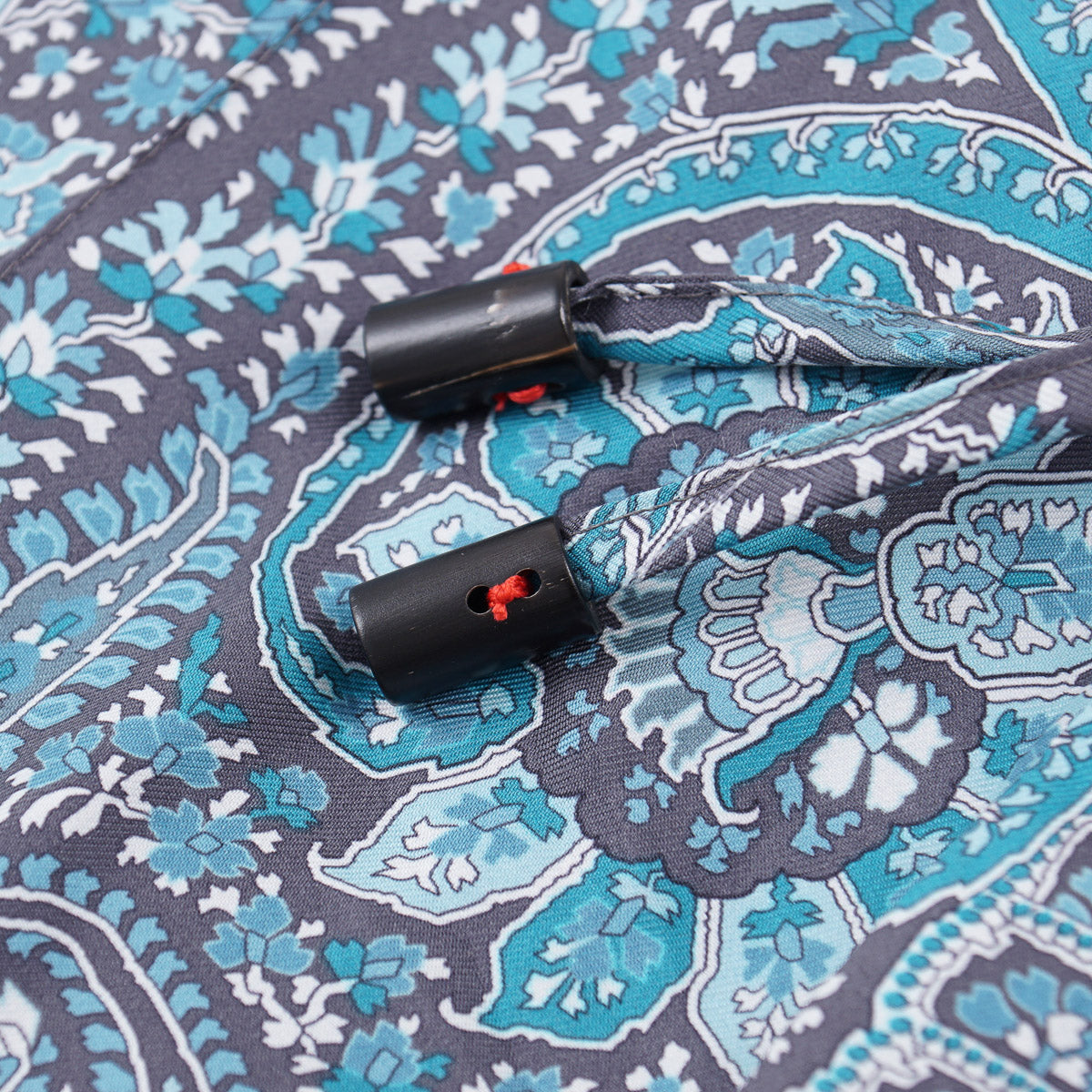 Isaia Printed Silk Drawstring Shorts - Image 5