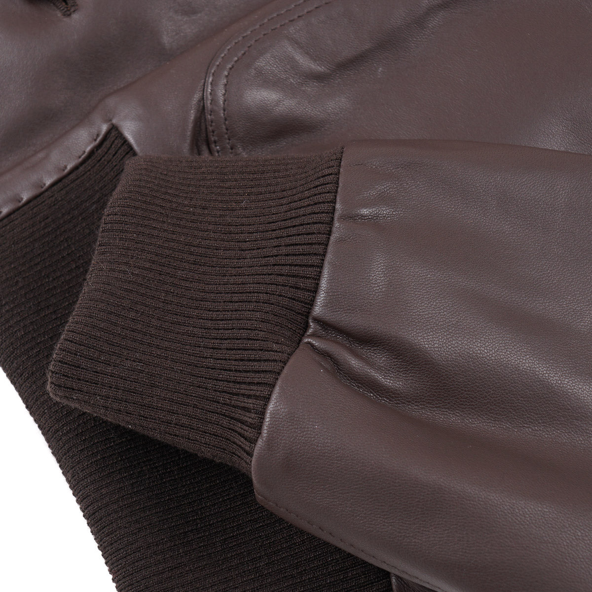 Rifugio Nappa Leather Jacket with Beaver Collar - Image 4