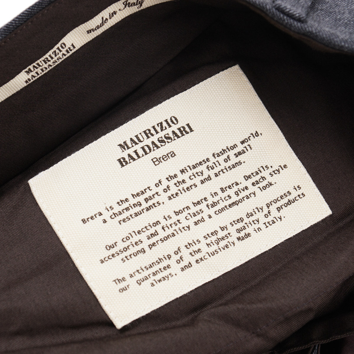 Maurizio Baldassari Twill Wool Pants - Image 5
