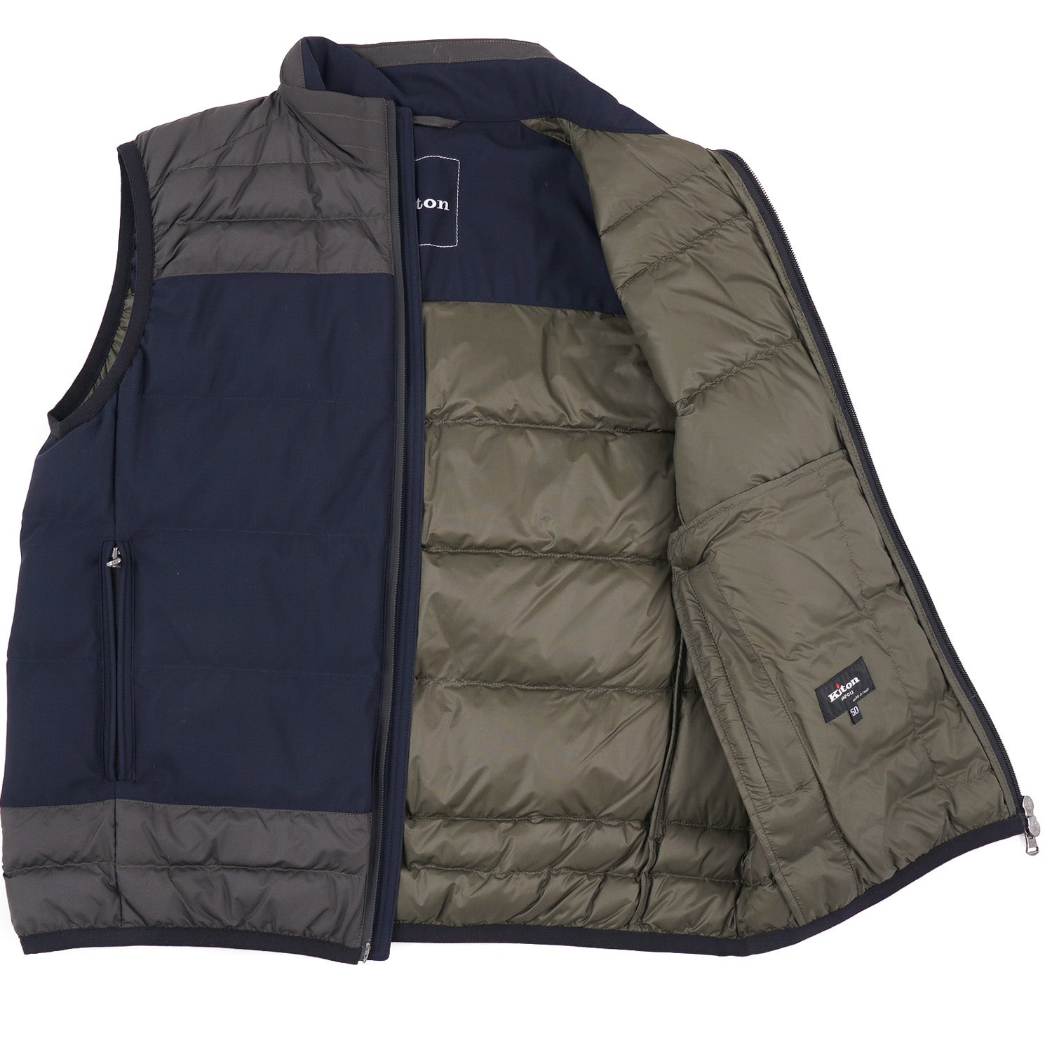 Kiton Quilted Down-Filled Puffer Vest - Image 6