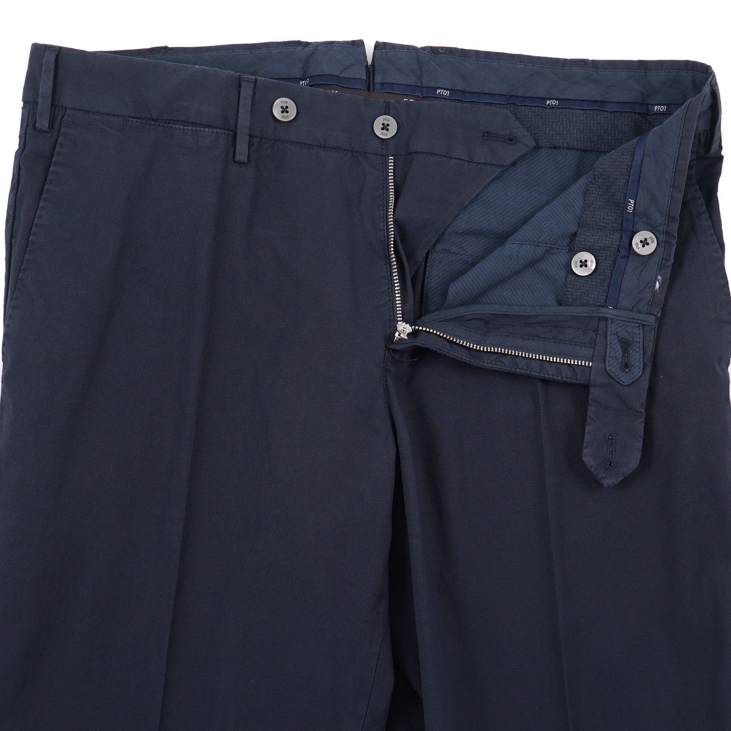 PT01 Slim-Fit Cotton Dress Pants - Image 6