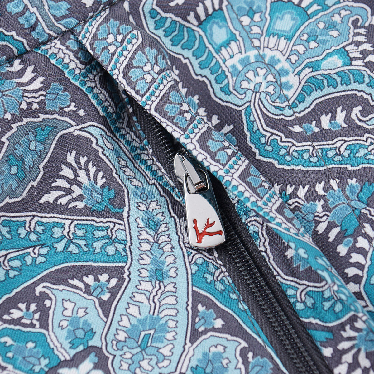 Isaia Printed Silk Drawstring Shorts - Image 6