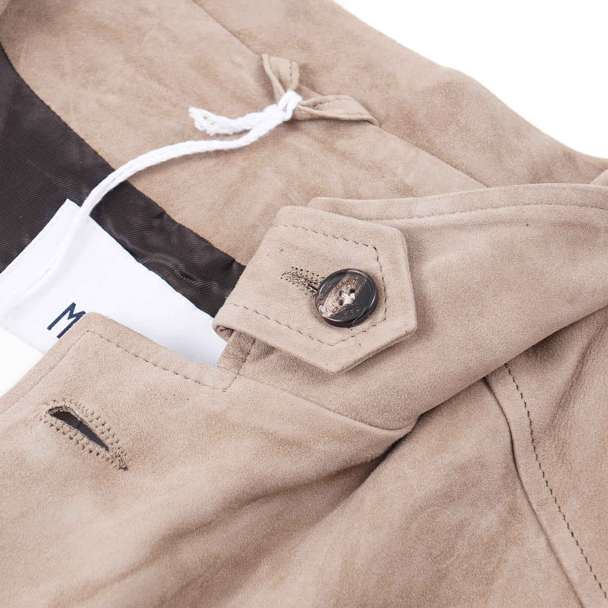 Manto 'Aglianico' Suede Blazer Jacket - Image 5