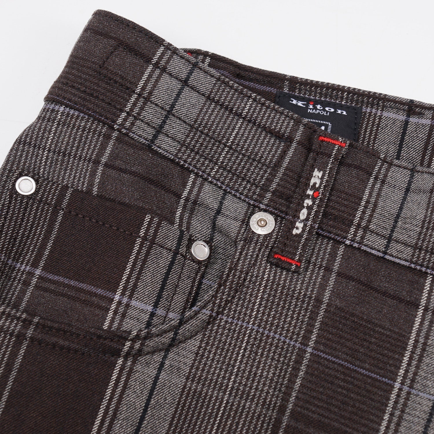 Kiton Slim Fit Five-Pocket Wool Pants - Image 6