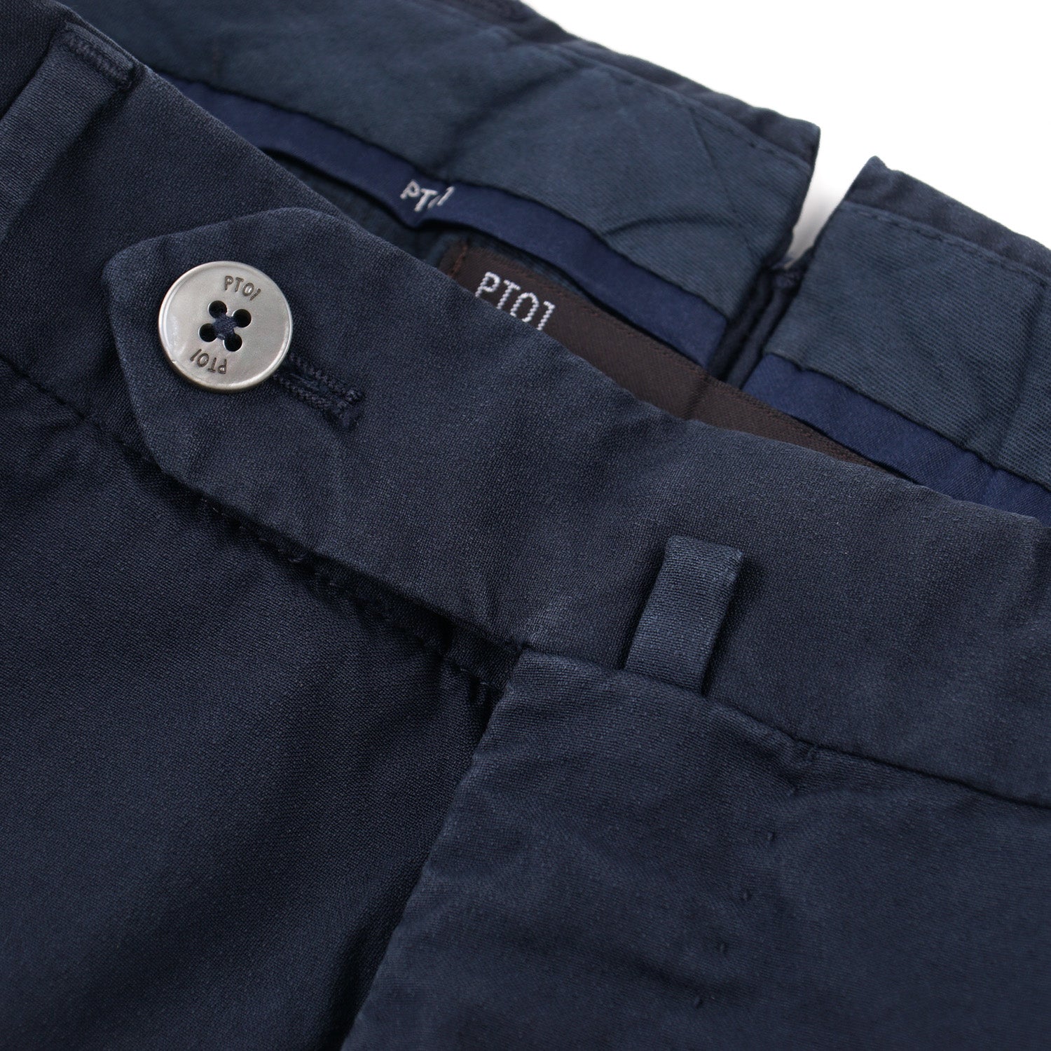 PT01 Slim-Fit Cotton Dress Pants - Image 5