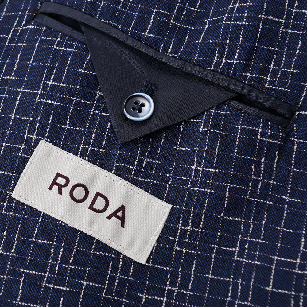 Roda Woven Check Wool and Silk Suit - Image 10