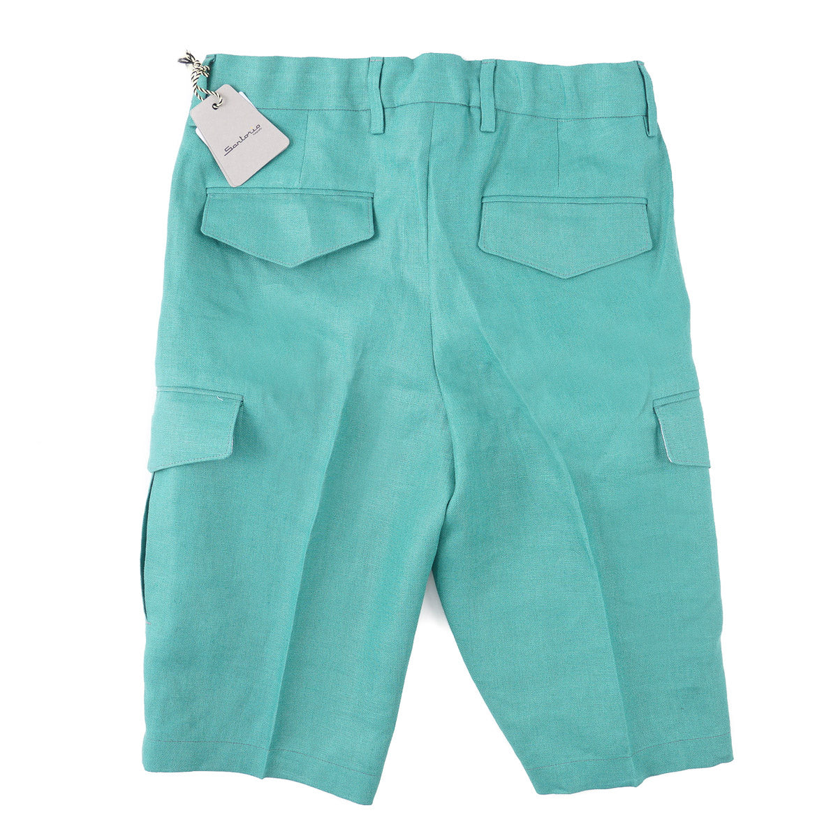 Sartorio Relaxed-Fit Linen Drawstring Shorts - Image 3