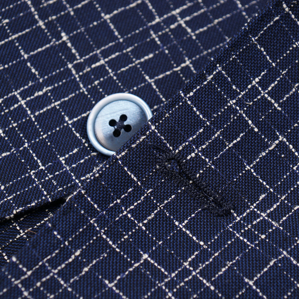 Roda Woven Check Wool and Silk Suit - Image 7