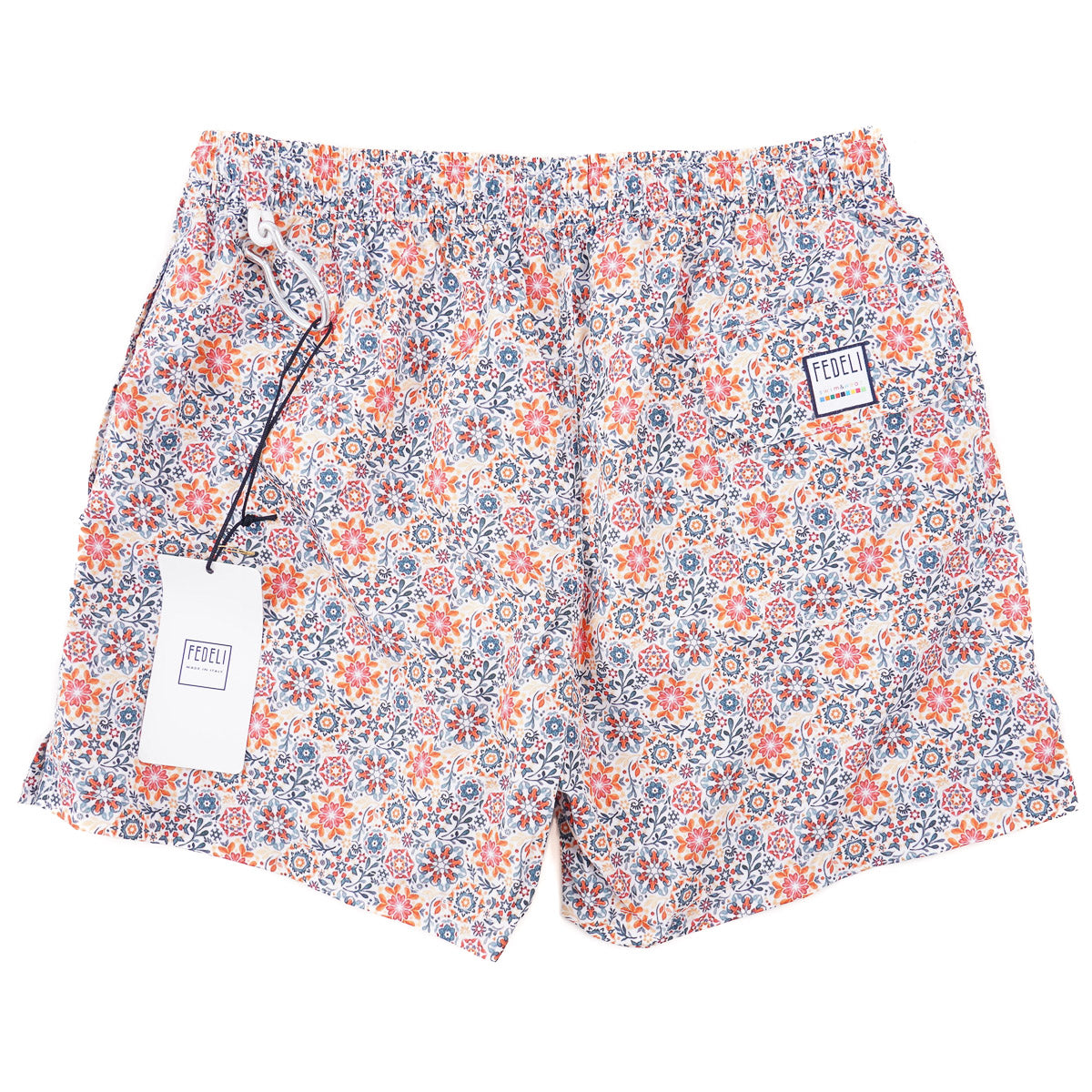 Fedeli 'Madeira' Printed Swim Trunks - Image 3