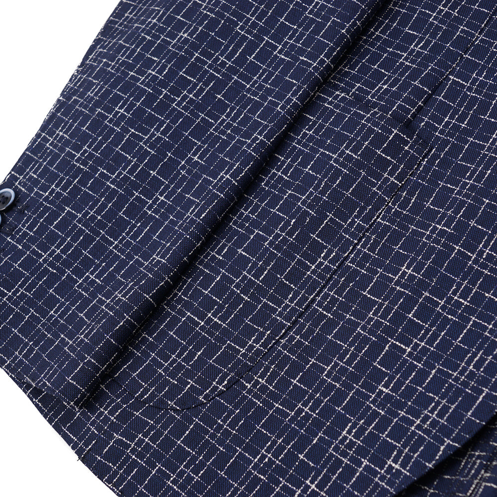 Roda Woven Check Wool and Silk Suit - Image 8