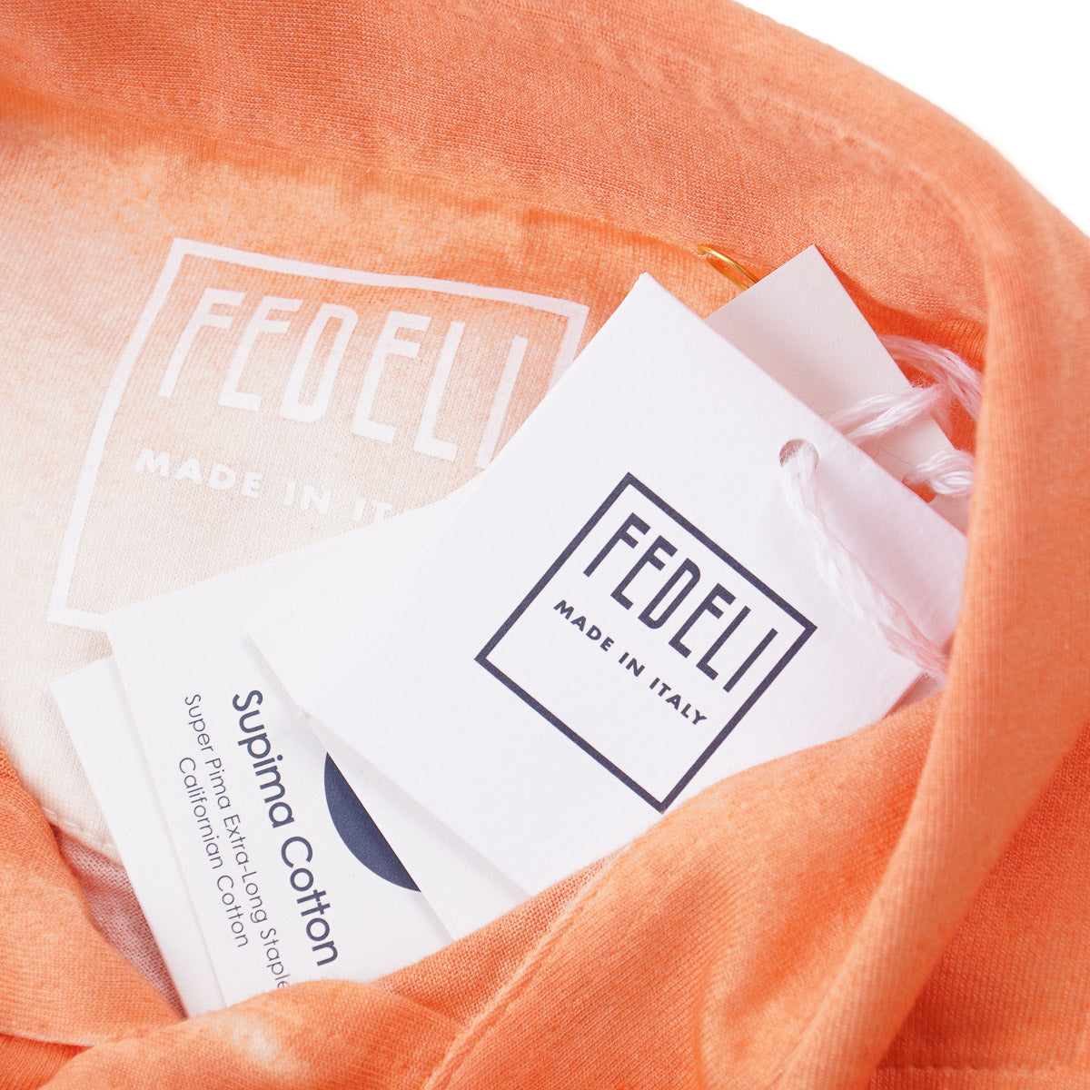 Fedeli 'Zero' Light Cotton Polo Shirt - Image 6